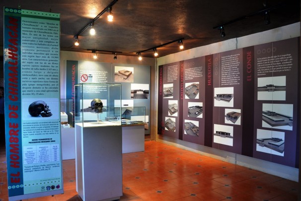 Exhibición permanente del Museo de Sitio de Chimalhuacán