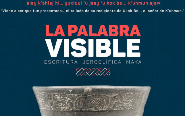 La palabra visible, escritura jeroglífica maya
