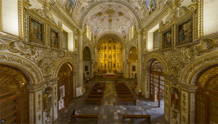 Interior del Templo de Santo Domingo de Guzmán
