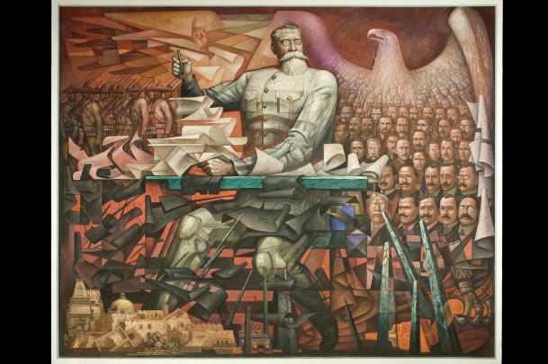 Pintura mural La Constitución de 1917