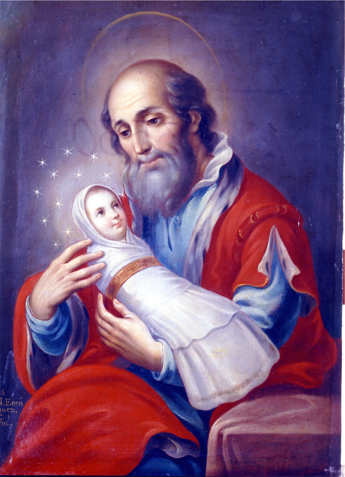 San Joaquín con la Virgen María