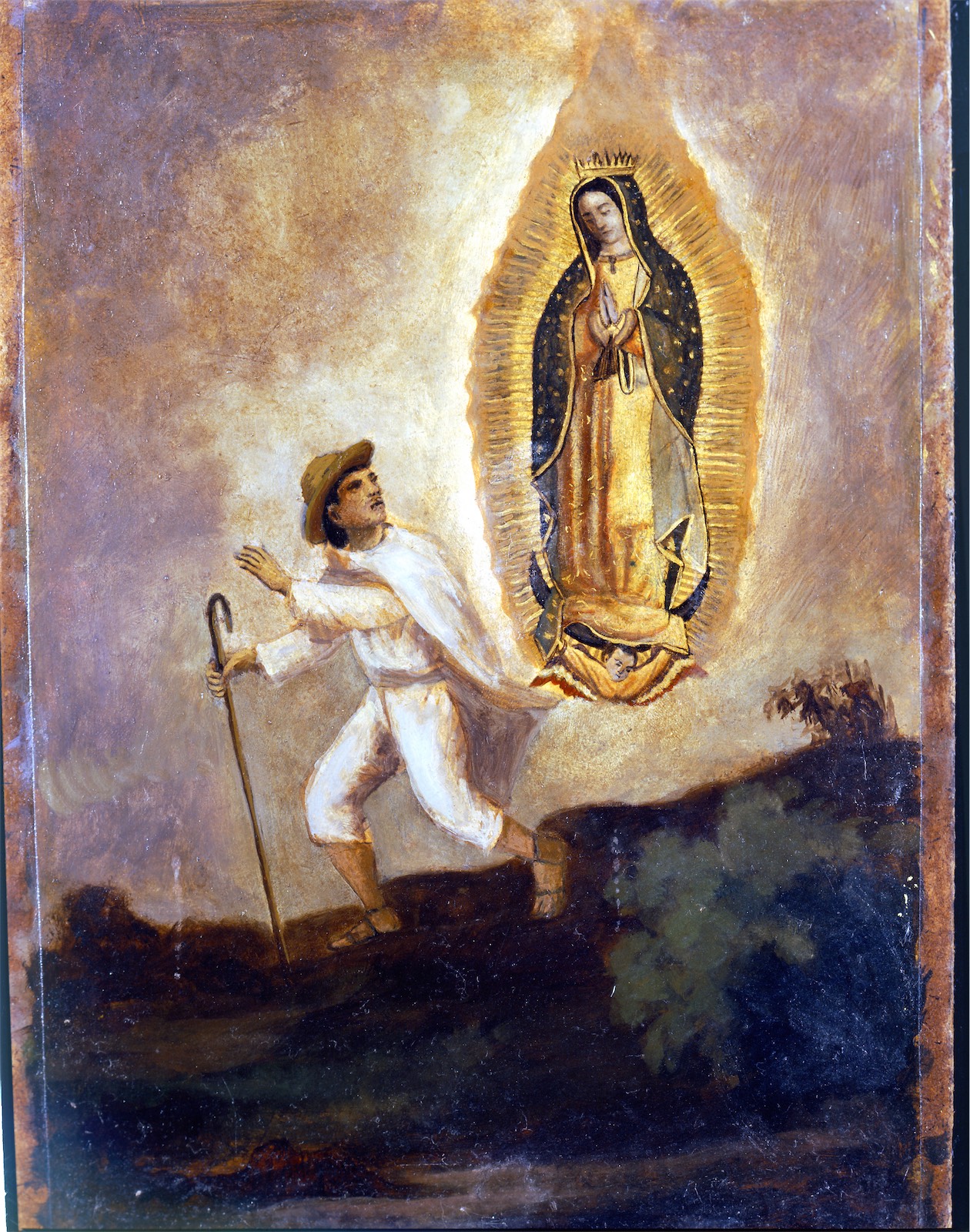 Segunda aparición de la Virgen de Guadalupe a Juan Diego