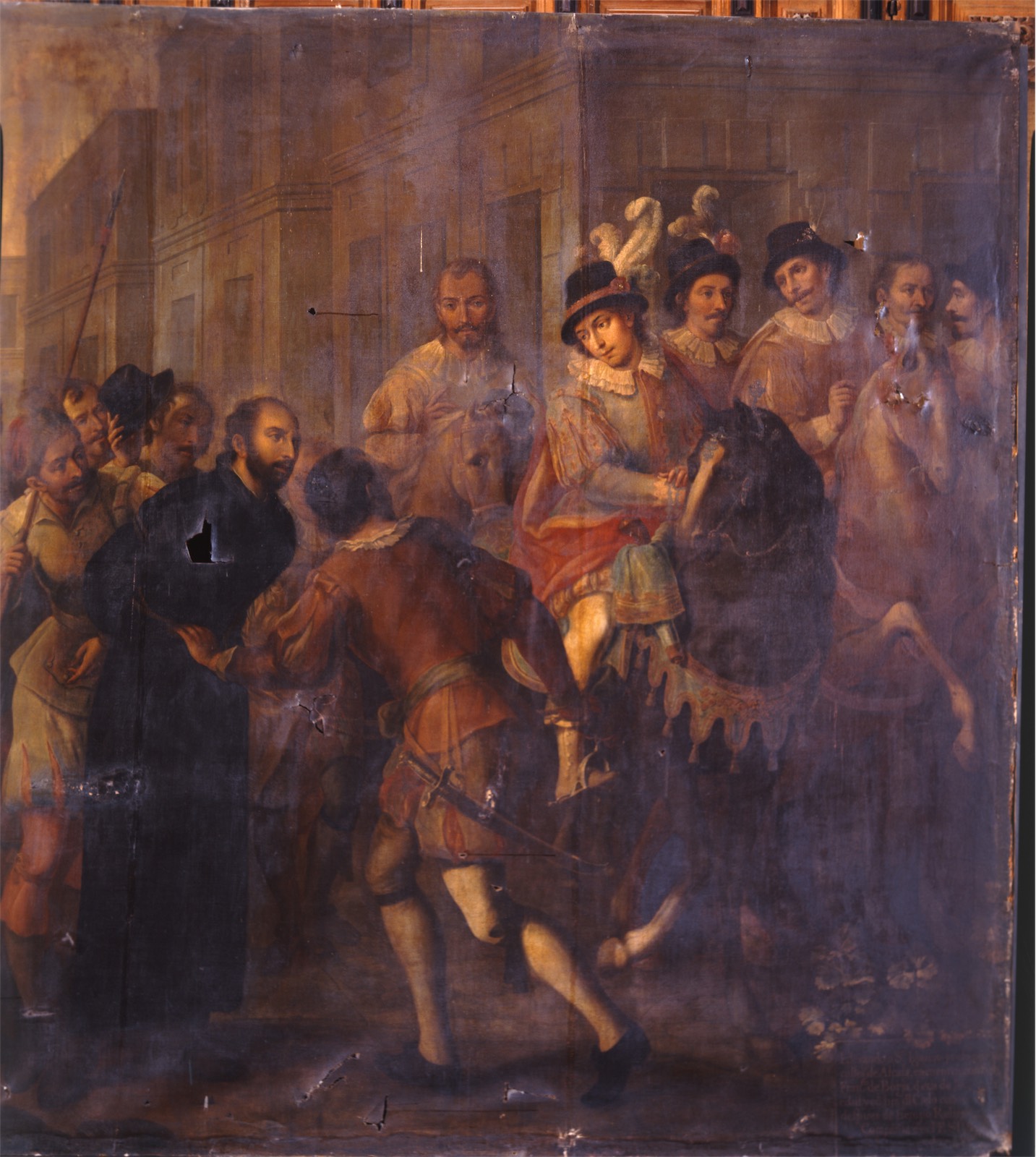 San Ignacio es llevado preso por las calles de Alcalá