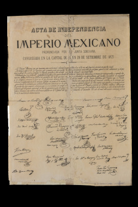 Acta de independencia del imperio mexicano