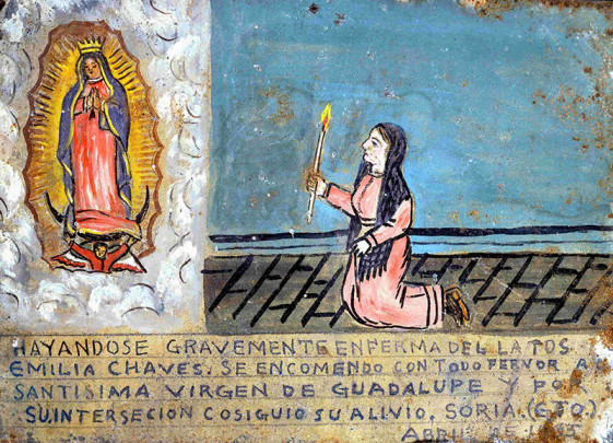 Exvoto a la Virgen de Guadalupe