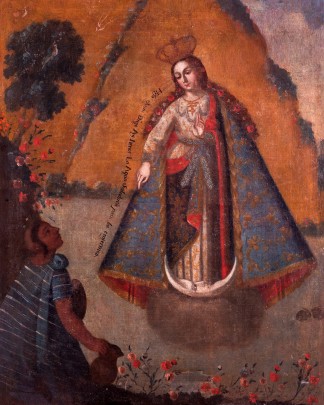 La Virgen de Ocotlán con Juan Diego