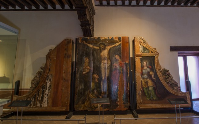 La Crucifixión y Santa Catalina de Alejandría