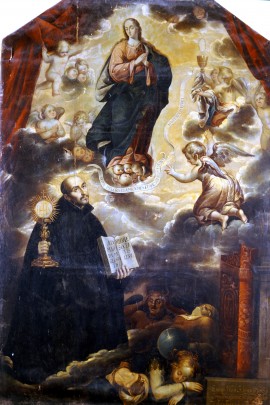 Aparición de la Virgen a San Ignacio de Loyola