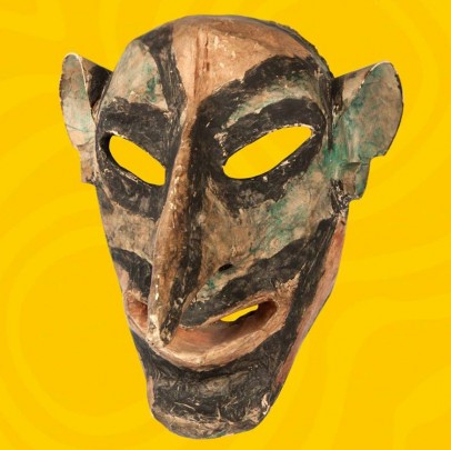 Máscara representativa de una deidad Cora