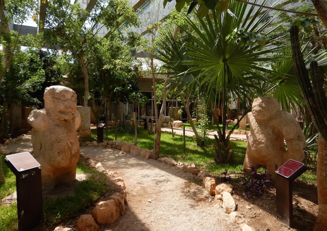 Pérgola de monolitos