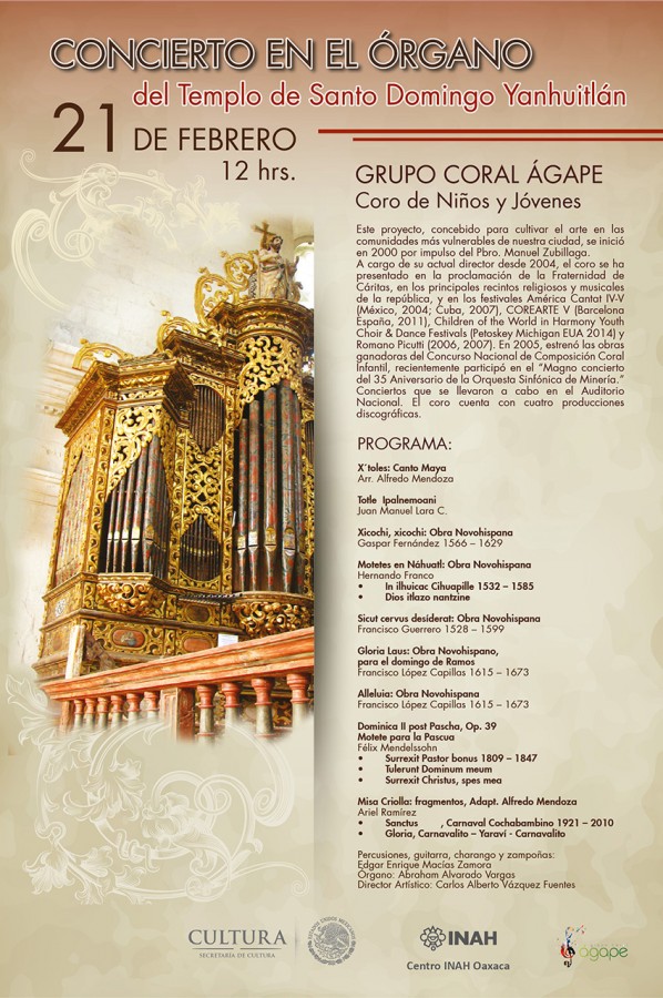 Concierto‬ en el ‪órgano‬ del Templo de Santo Domingo Yanhuitlán
