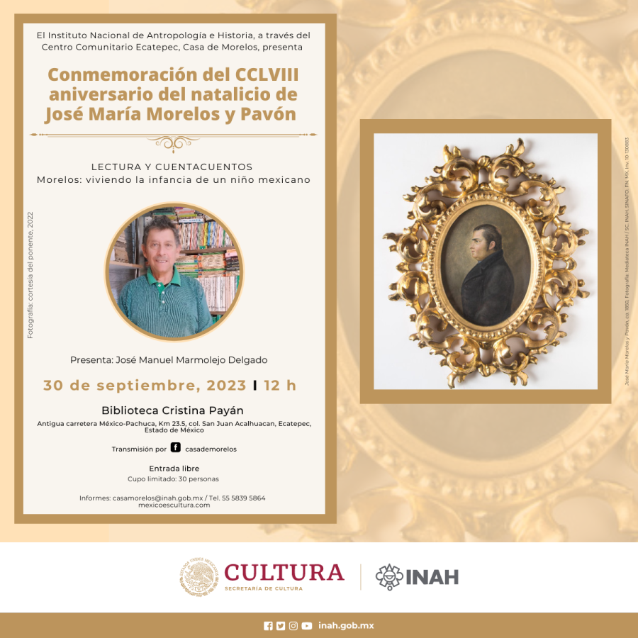 Conmemoración del CCLVIII aniversario del natalicio de José María Morelos y Pavón