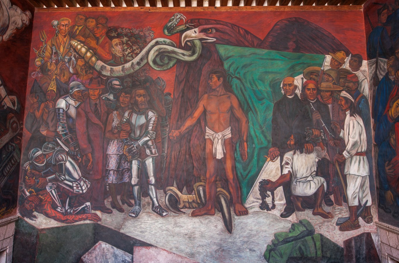 Murales del Museo Regional de Michoacán, Dr. Nicolás León Calderón
