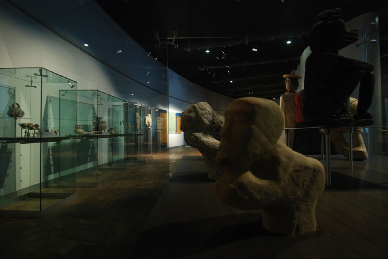 Exposición permanente del Museo de la Cultura Huasteca