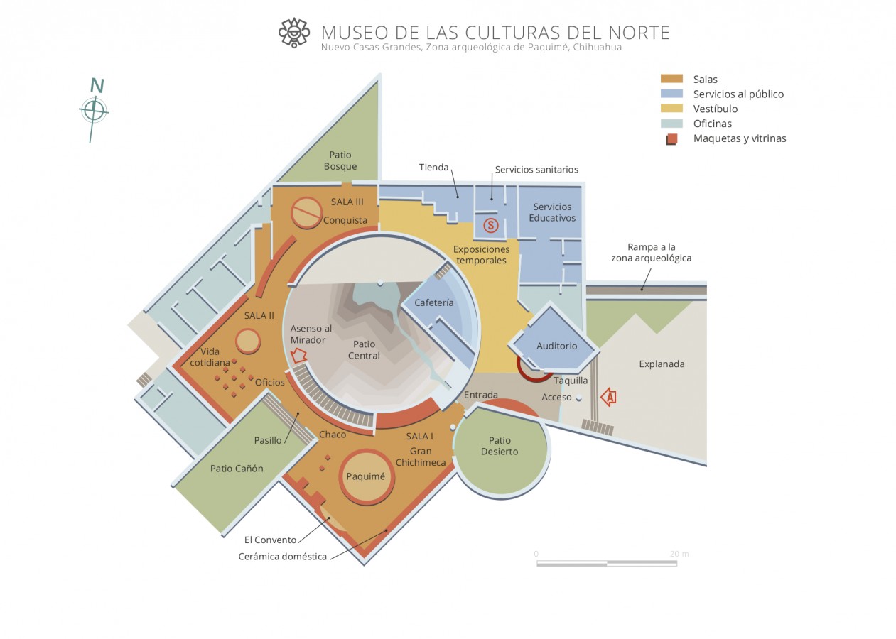 Exposición permanente del Museo de las Culturas del Norte