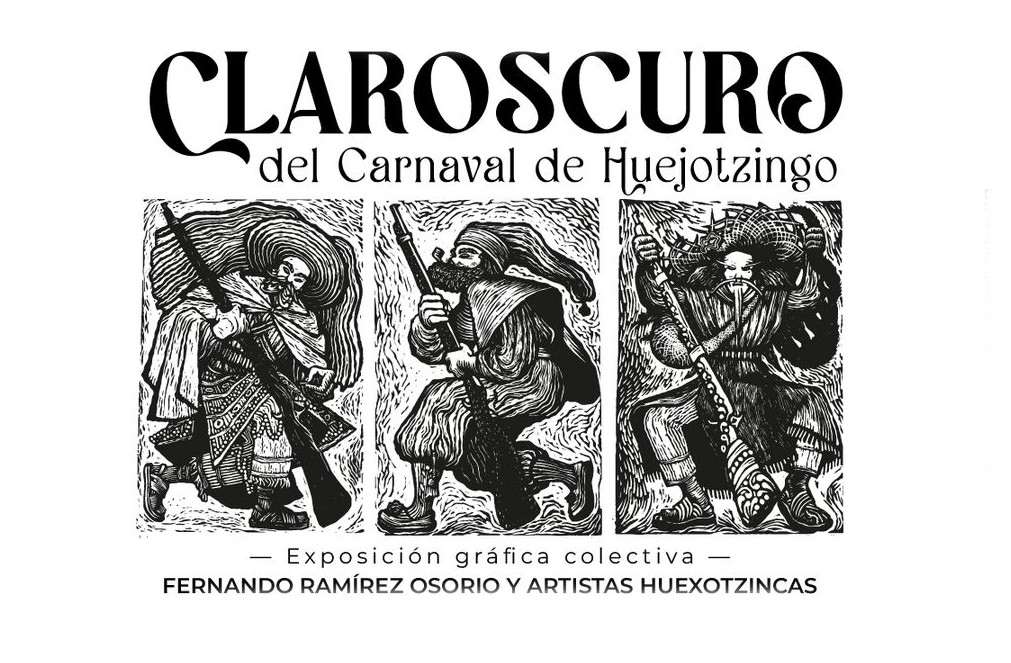Claroscuro del carnaval de Huejotzingo