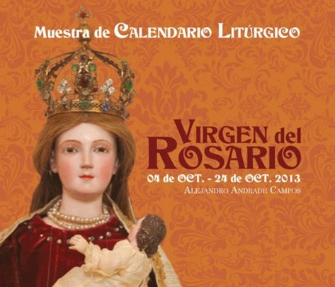 Muestra de Calendario Litúrgico: Virgen del Rosario