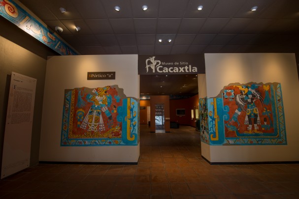 Exposición permanente del Museo de Sitio de Cacaxtla