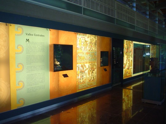 Exhibición permanente del Museo de Sitio de Bocana del Río en Copalita