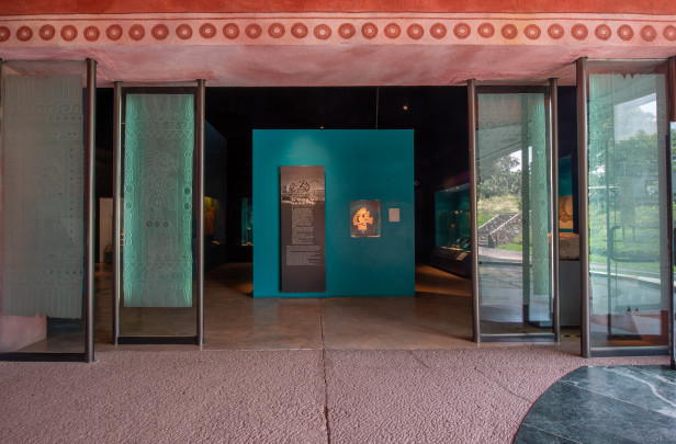 Exhibición permanente del Museo de la Cultura Teotihuacana