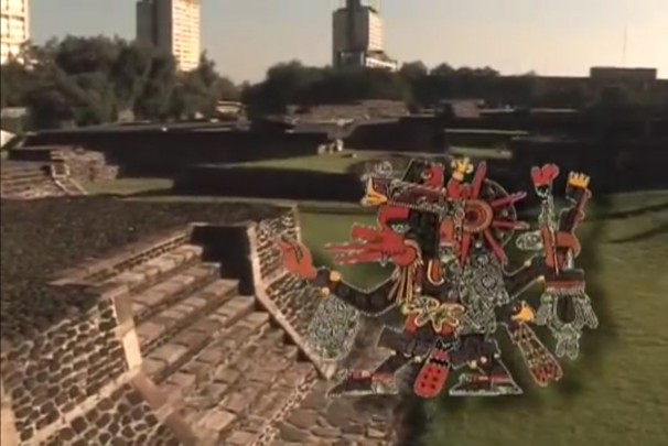 Templo Ehécatl, Quetzalcóatl, zona arqueológica Tlatelolco