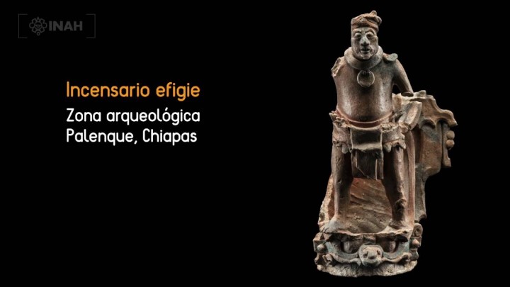 Incensario efigie. Museo de Sitio de Palenque