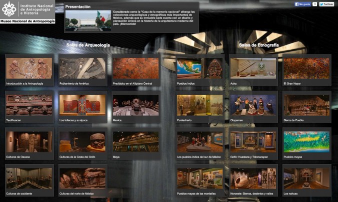 Paseo virtual del Museo Nacional de Antropología