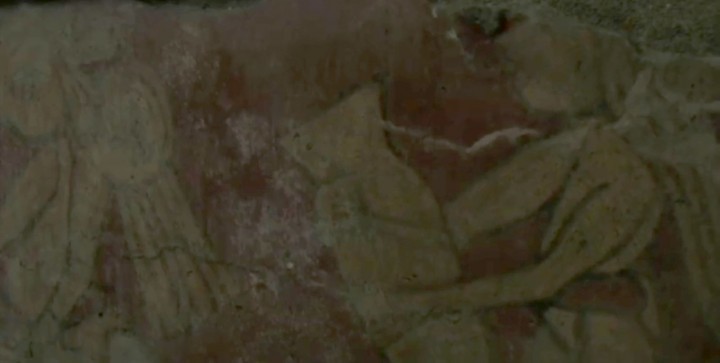 Muestran murales prehispánicos de Cholula