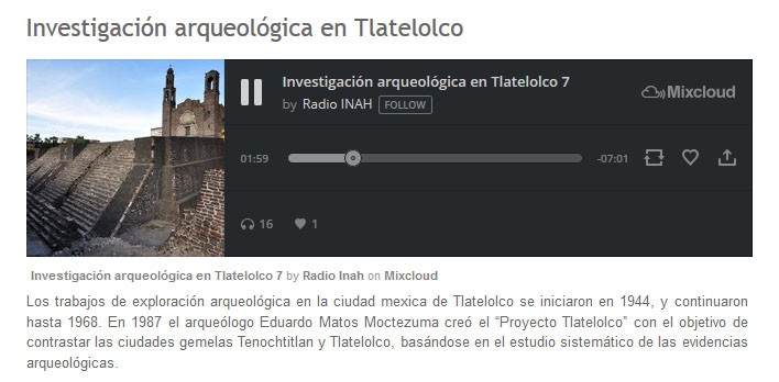Investigación arqueológica en Tlatelolco 7