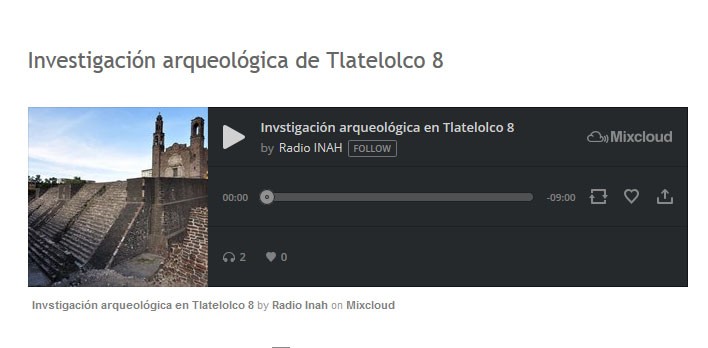 Investigación arqueológica de Tlatelolco 8