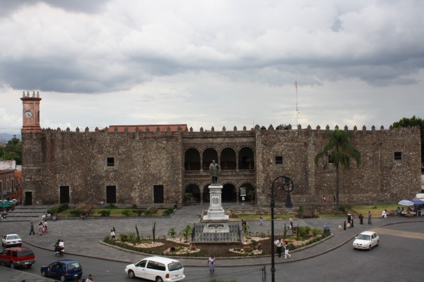 El Museo Regional Cuauhnáhuac en el Palacio de Hernán Cortés en Cuernavaca