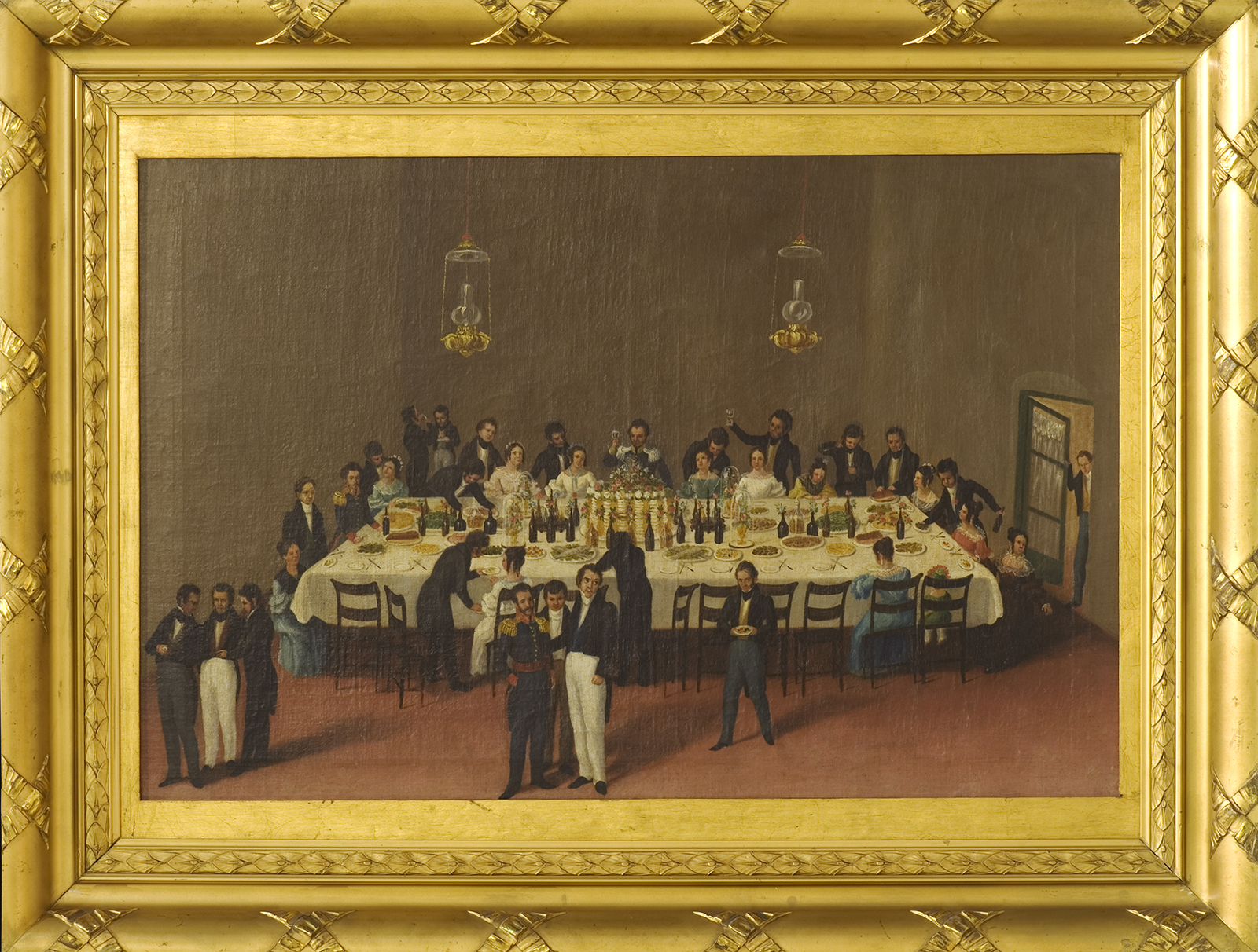 Banquete ofrecido al general Antonio León en Oaxaca