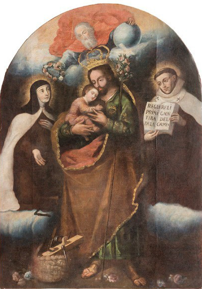 San José con el Niño, santa Teresa y san Juan de la Cruz
