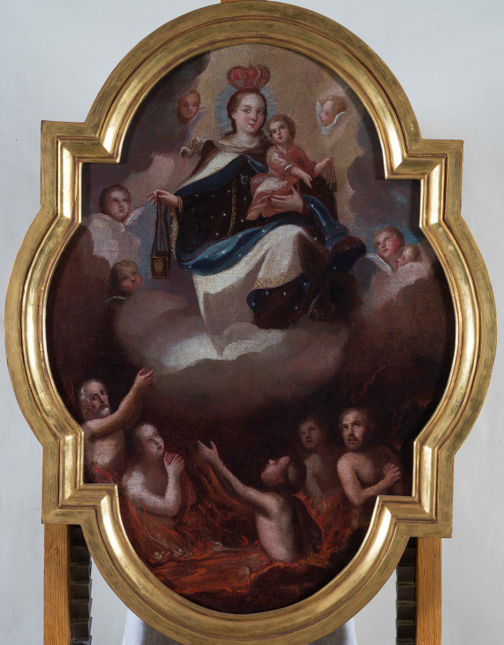 Virgen del Carmen intercesora de ánimas