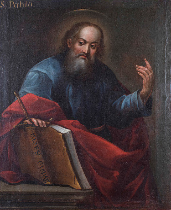 San Pablo con las Sagradas Escrituras