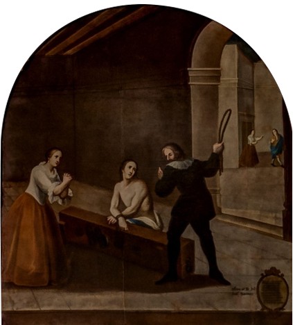 Francisco castigado por su padre