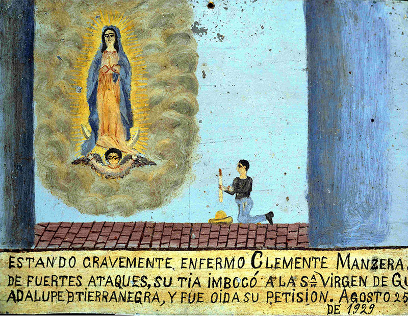 Exvoto a la Virgen de Guadalupe de Tierras Negras