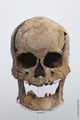 Cráneo de la Cueva de Coxcatlan