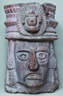 Escultura rey de Kabah