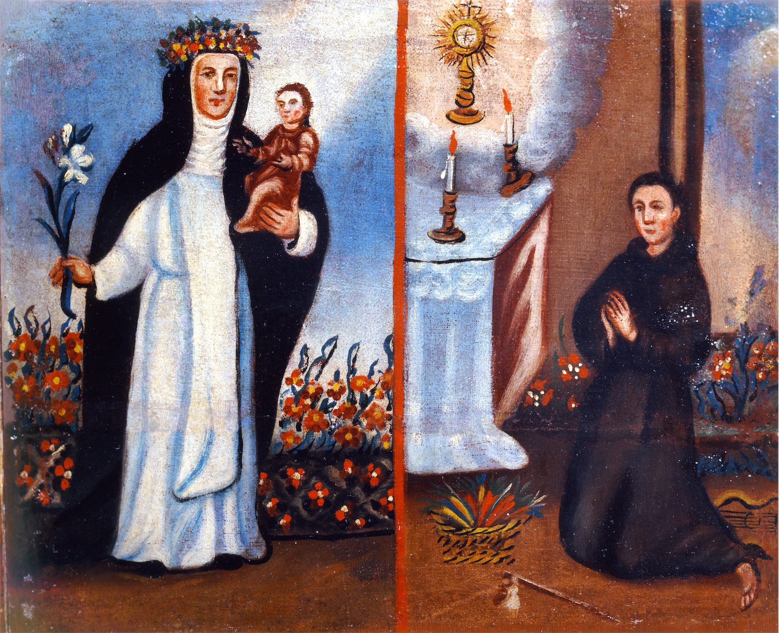 Santa Rosa de Lima y san Pascual Bailón