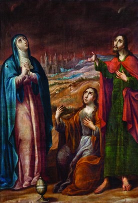 María, san Juan y María Magdalena en el Calvario