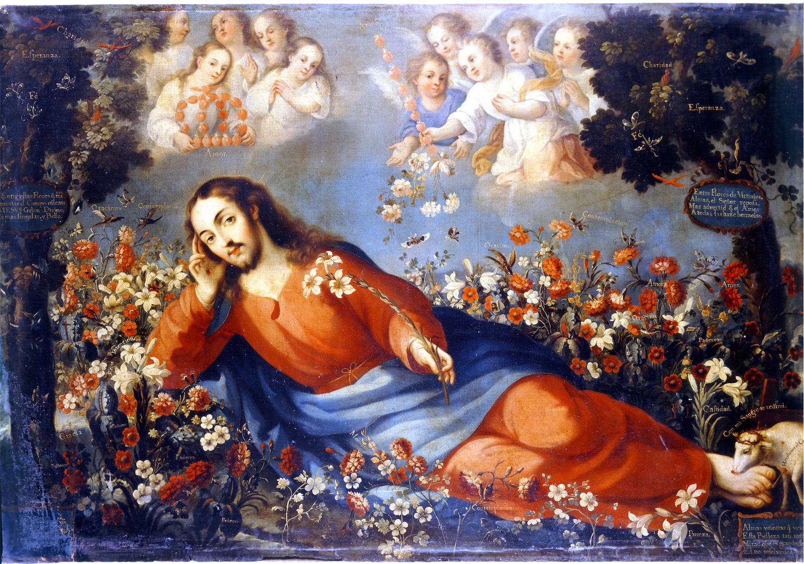 Cristo en el jardín de las delicias