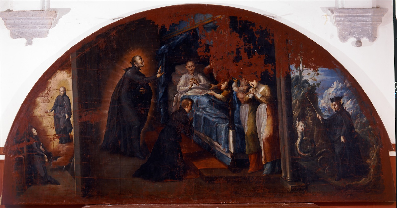 San Ignacio visita y cura al padre maestro Simón Rodríguez