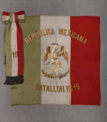 Bandera República Mexicana Batallón No. 19
