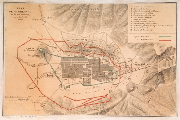 Mapa del Sitio de Querétaro