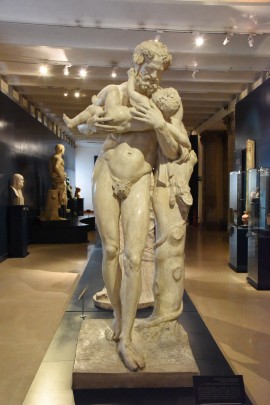 Sileno con Dionisio niño en brazos