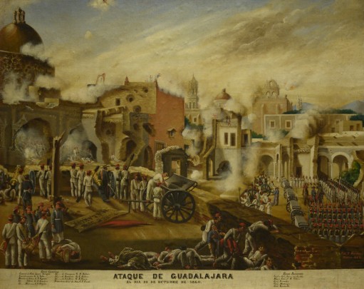 Ataque a Guadalajara, el 29 de octubre de 1860