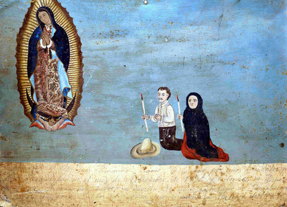 Exvoto a la Virgen de Guadalupe de Tierras Negras