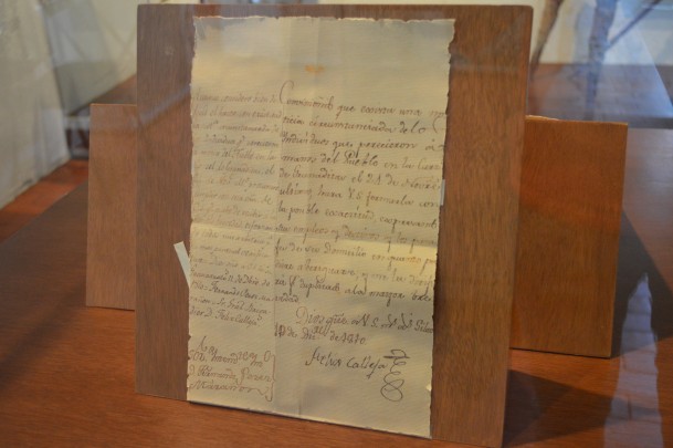 Documento firmado por Félix María Calleja