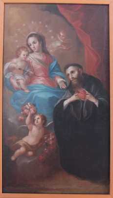 San Agustín con la Virgen y el Niño, transverberación